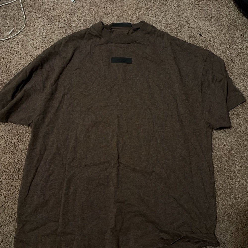 Essentials Men's Short-Sleeve Crewneck T-Shirt - Dark Brown